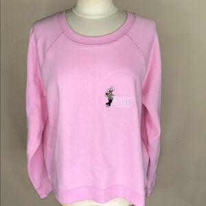 Pink Crewneck Sweatshirt for Women